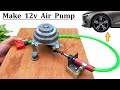 Make a 12v DC Motor Air Compressor Tire Pump - Tyre Inflator DIY