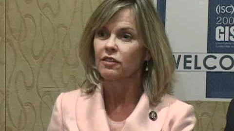 Lynn McNulty and Congresswoman Betsey Markey discu...