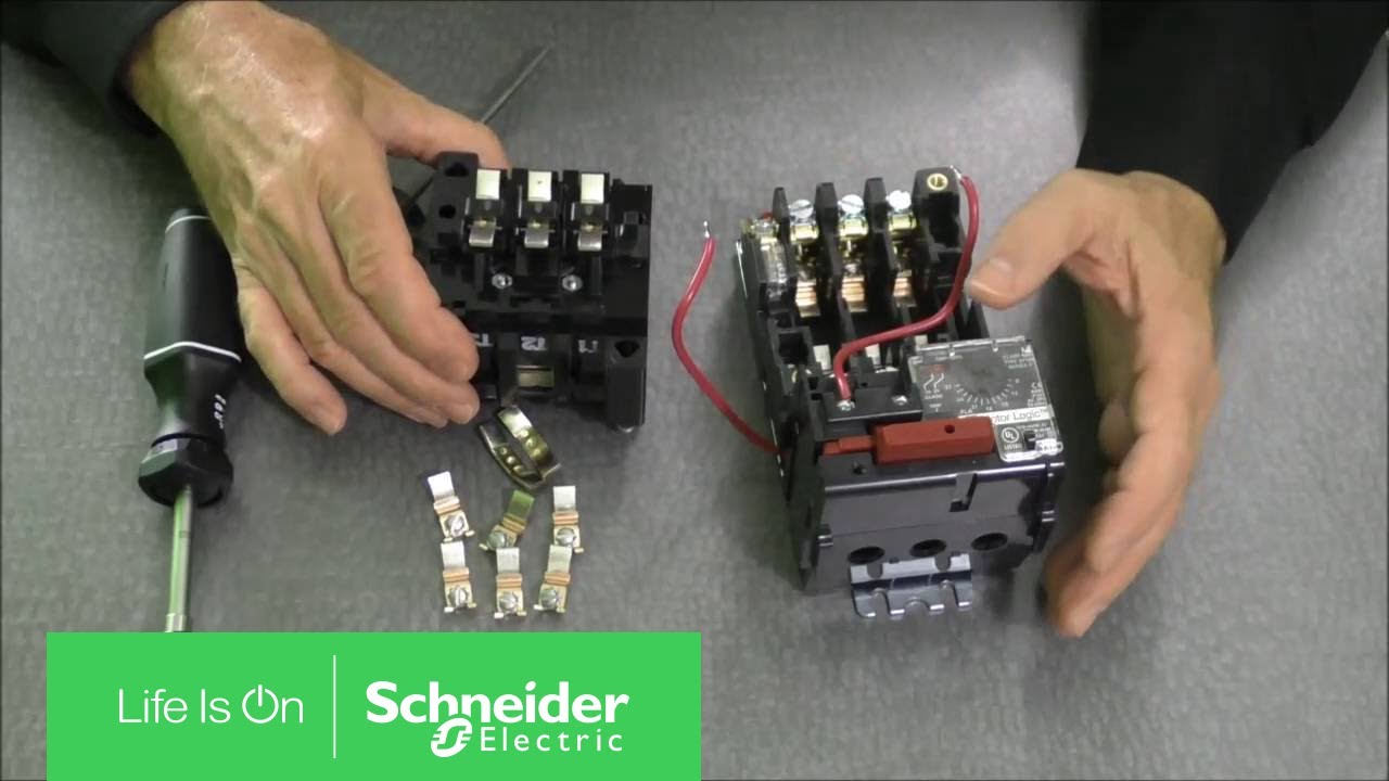 Replacing Contacts on NEMA Size 00, 0 & 1 Starters ... electrical contactor wiring diagram 