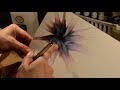 Alcohol Ink Art - Flower Technique Video