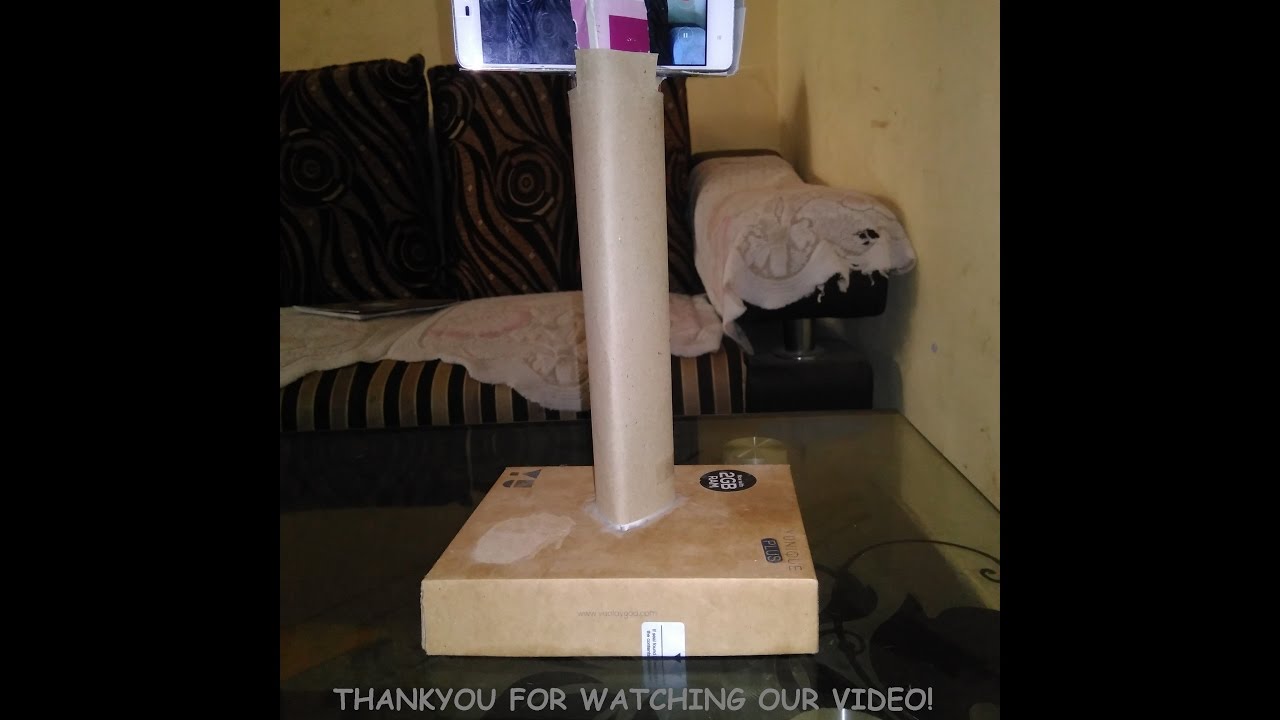 How to make a video recording mobile stand at Home YouTube