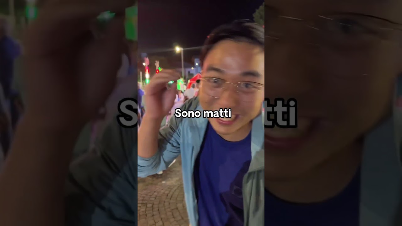 Marito Cinese alle giostre in Italia per la Prima Volta