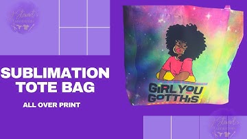 All Over Sublimated Tote Bag (Small Press)