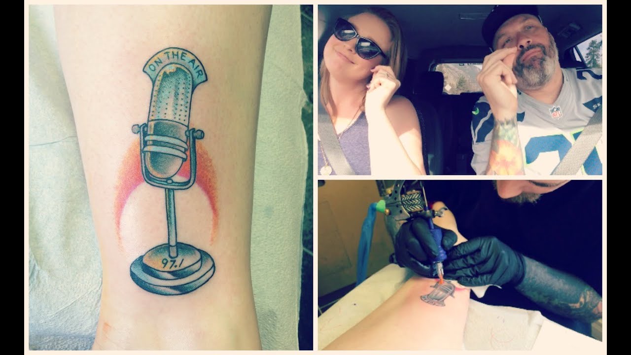 VlogMare Getting a Radio Tattoo YouTube