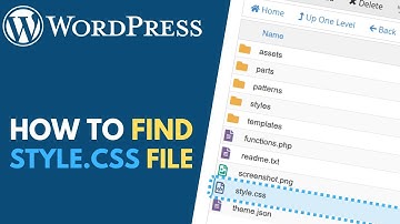 WordPress: How to Locate the style.css File of Your Theme via cPanel File Manager