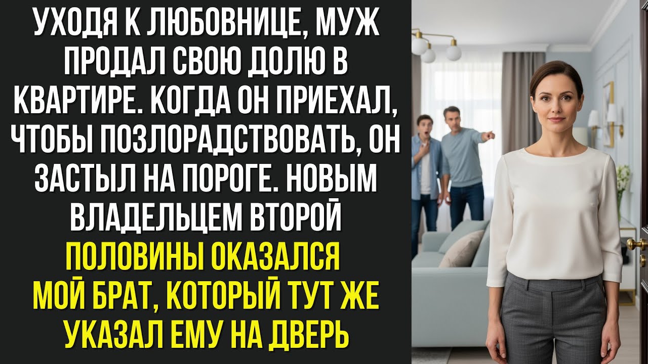 Уходя к любовнице, муж продал свою долю в квартире. Когда он приехал, чтобы позлорадствовать