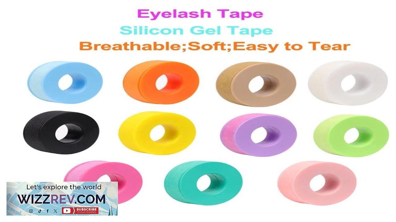 Нетканая силиконовая гелевая лента для ресниц, дышащая, чувствительная, устойчивая, микропористая