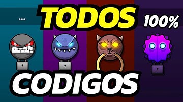 Todos los Codigos de los 4 Vaults | Geometry Dash 2.207