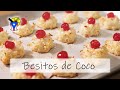 How to make Besitos de Coco (Coconut Macaroons) - Easy Puerto RIcan Recipe