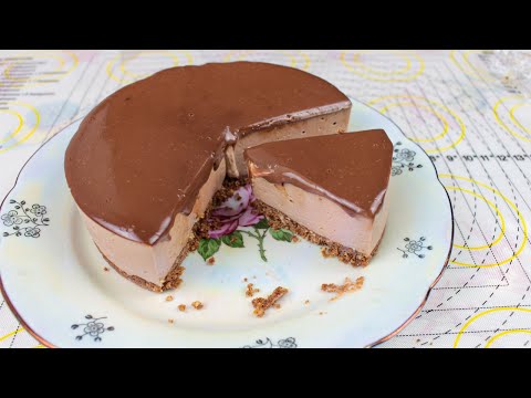 Чизкейк без выпечки со вкусом мокко
