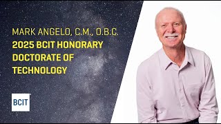 BCIT | Mark Angelo | 2024 BCIT Honorary Doctorate of Technology