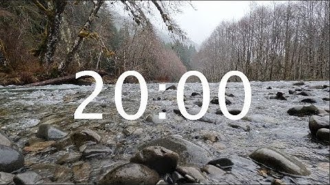 20 Minute Timer - Rainy Day Classroom Timer