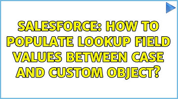 Salesforce: How to Populate lookup field values between case and custom object?