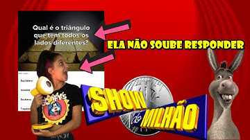 ELA NÃO SOUBE RESPONDER QUASE NADA| SHOW DO MILHÃO DOS BURROS #1| Nada Faz Sentido