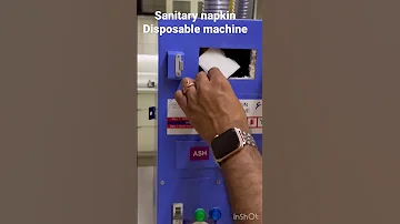 Sanitary Napkin disposal machine #sanitarypads  #disposal #Incinerator #environment #hygiene #shorts