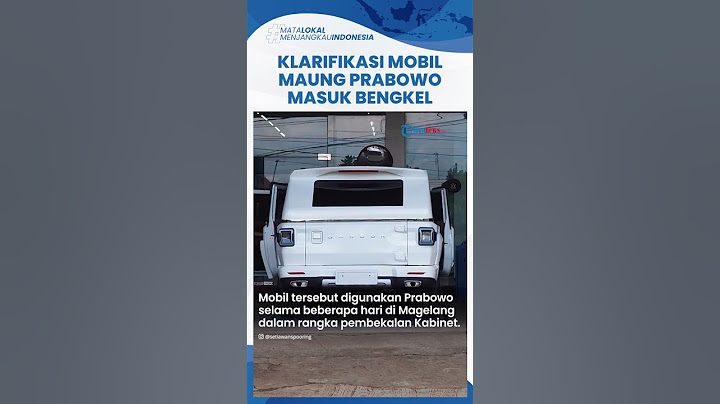 Kronologi Mobil Maung Prabowo Masuk Bengkel seusai 1 Minggu Pemakaian, Pemilik Bengkel Buka Suara