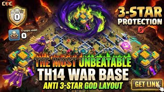 Best TH14 Base 2026 | Anti Electro Dragon + Hybrid Base Copy Link 🛡️ Clash of Clans 