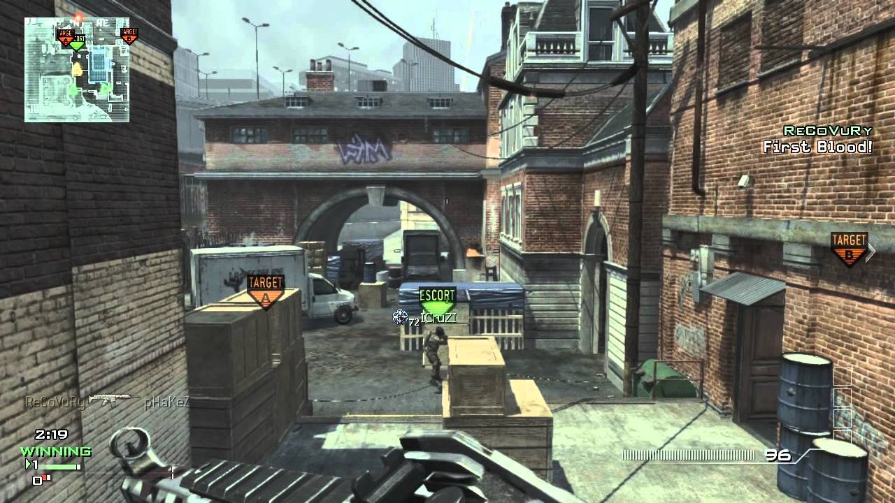 Underground - MW3 True Homiiez Gamebattles 4v4(Live Commentary) 2-7-12