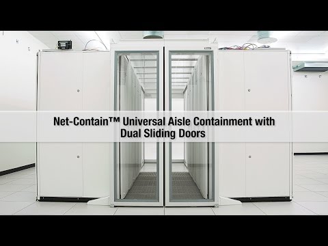 Net-Contain™ Universal Aisle Containment with Dual Sliding Doors