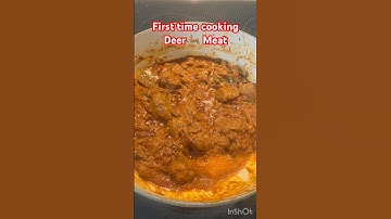 First time in my life I am cooking Deer 🦌 Meat 🥩