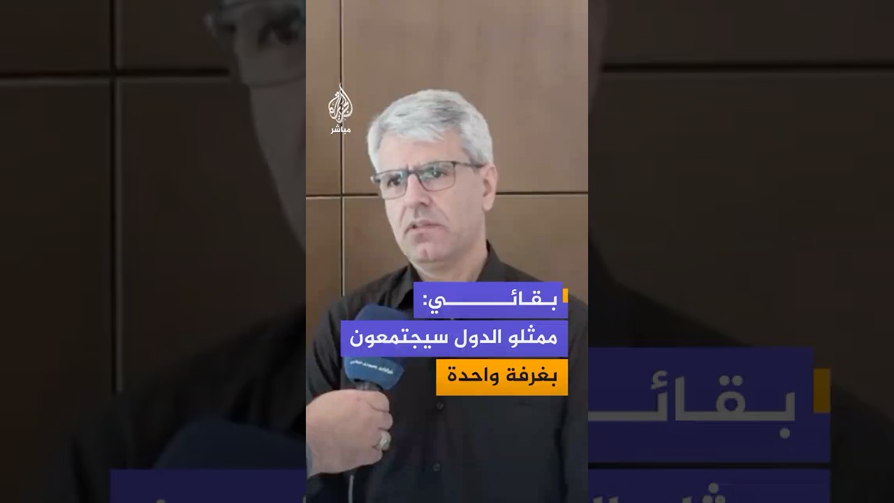 بقائي: ممثلو الدول سيجتمعون بغرفة واحدة