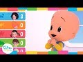 CINCO MONITOS | Cleo y Cuquin | La Familia Telerin en Cocotoons - Canciones infantiles