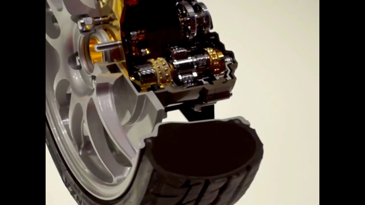 東京Ms－211 ＜日本精工／「ホイールハブモーターフィット」 モータエンジン付きタイヤ WHEEL HUB MOTOR FIT パーツ展示