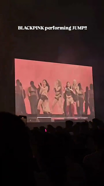 BLACKPINK performing JUMP Live at Goyang Stadium #blackpink #rosé #lisa #jisoo #jennie #deadlinetour