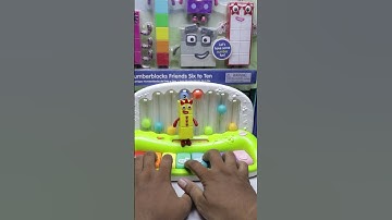 Fun&Cute Hippo Piano –32:15 Second Unboxing Numberblock Friends Three Activity Set!ASMR Shorts Video