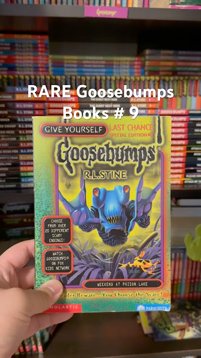 RARE Goosebumps Books #9 - Weekend At Poison Lake #goosebumpsseries #goosebumpsbooks #goosebumps