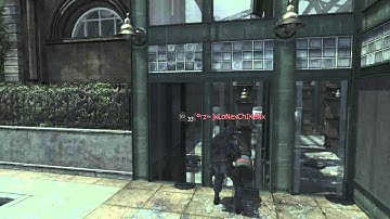 mw3 random throwing knife double bank shot kill
