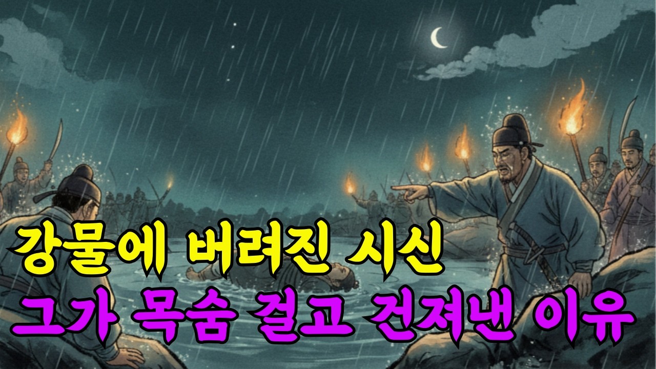 임금의 시신을 훔친 미친 노인? 삼대멸족을 각오한 어느 지역 호장의 이야기