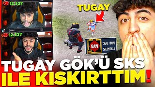 TUGAY GÖK YAYINDA BANA SALLADI! SKS İLE TROLLEYİP KIŞKIRTTIM! (BAN YEDİM) | PUBG Mobile