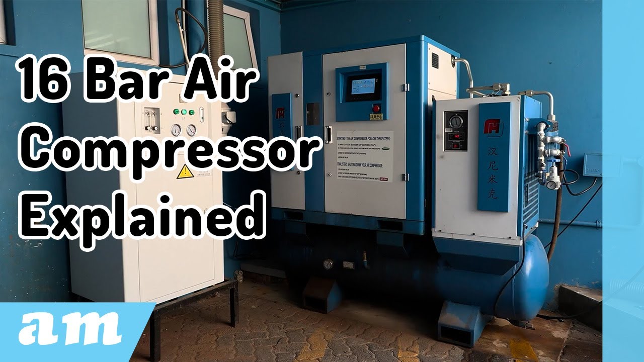 airu出品 AG-AIR/SCREW-15: 15kW 380V 16Bar Rotary Screw Air Compressor 1.2