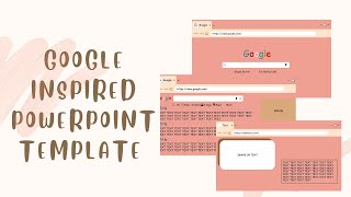 Google Inspired PowerPoint Template// Free Template 💛