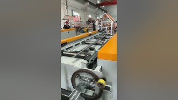 Full automatic metal stud and track roll forming machine #rollformingmachine #rollformer