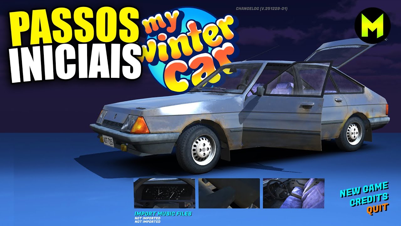 (#01) Como INICIAR BEM no My Winter Car! Passo a passo! 