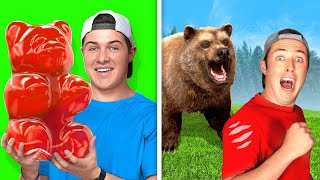 Gummy vs Real Challenge