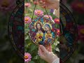 Sacred Heart of Jesus &amp; Mary Stained Glass Art ❤️🙏 #shorts