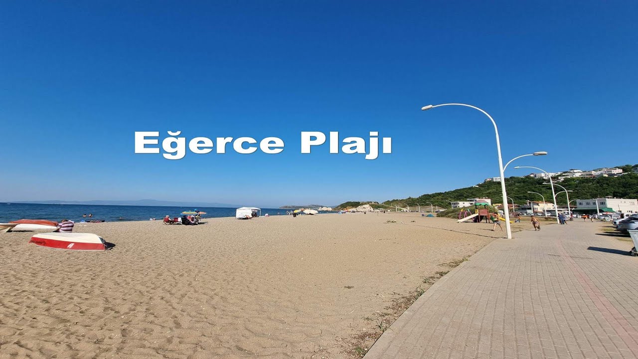 Eğerce Plajı. Пляж возле г.Бурса. Мраморное море.