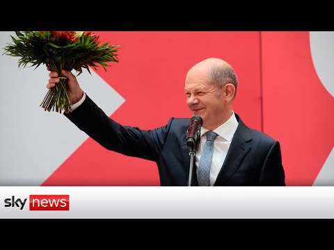 Narrow win for Olaf Scholz's Social Democrats in Germany.