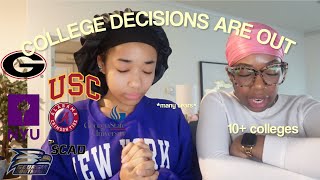 COLLEGE DECISION REACTIONS 🎓