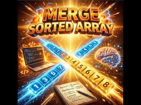 LeetCode 88: Merge Sorted Array in 5 Minutes | Optimal In-Place Solution (Three Pointers)