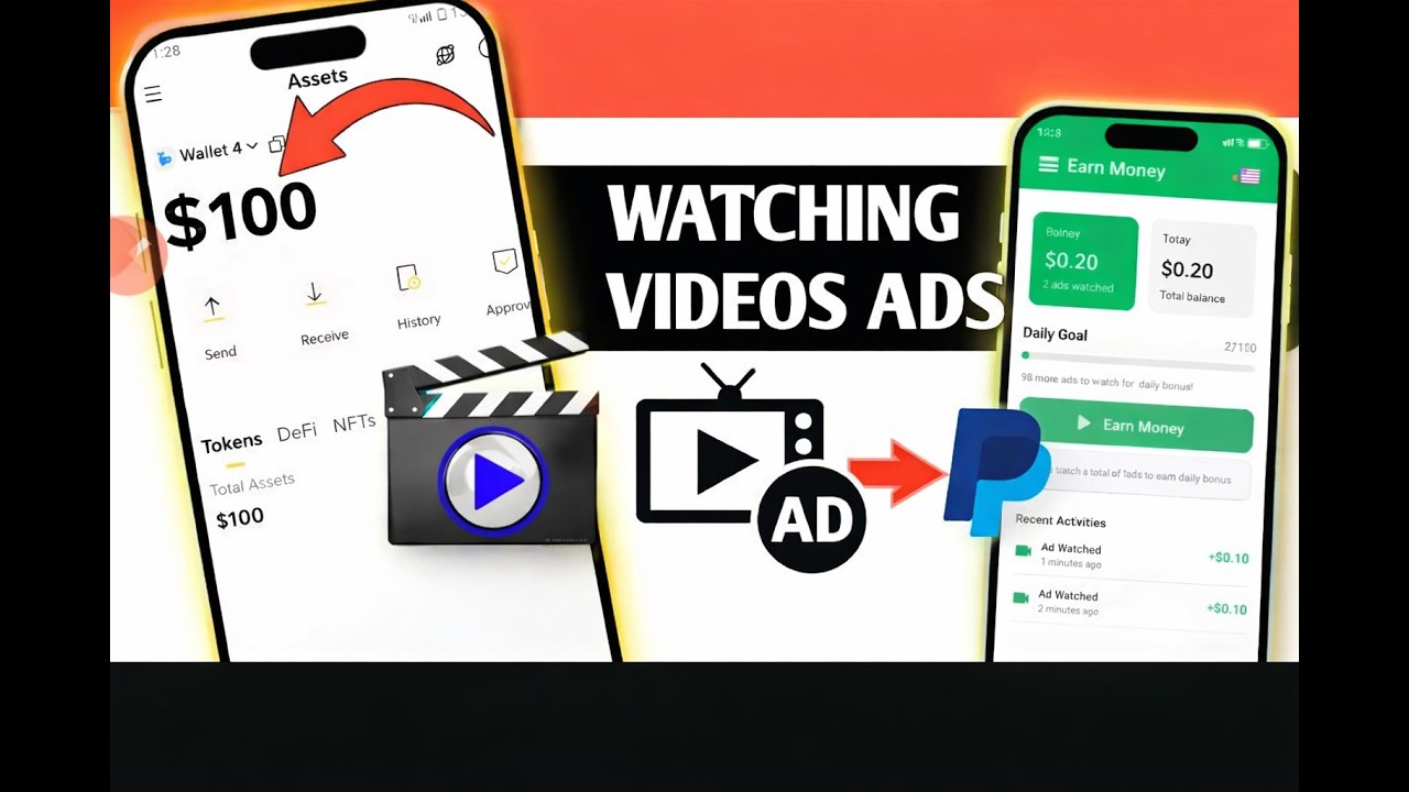 Earn Money  Watching Video Ads Using Your Smartphone