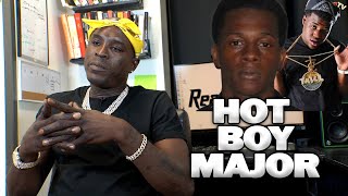 HotBoy Major “Marlo Mike and Lil Phat (RIP) pulled up to my block with choppaz out and chains on”