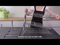 3-Tier Dish Rack with Cutlery holder & Cup Holder. Assembly Instructions 2018