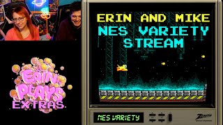 Erin Plays and Mike Matei stream random NES games!