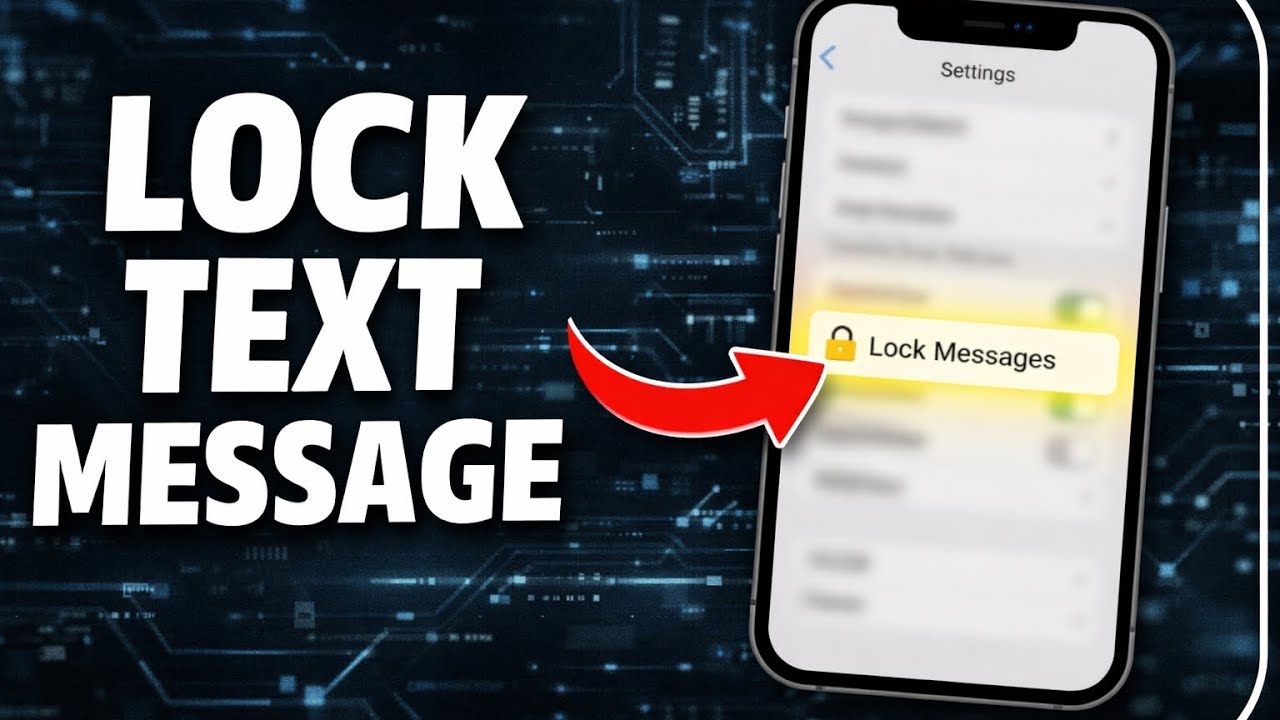 How To Lock Text Messages On iPhone (2026) | Hide Messages Easily - YouTube
