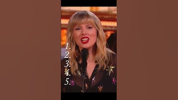 Rank these 5 Taylor Swift songs without knowing what