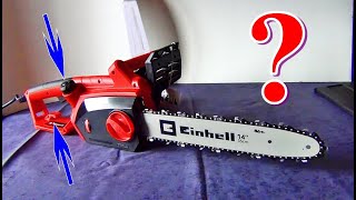 █ Электропила (Electric saw) ЦЕПНАЯ Einhell GH-EC 1835 / Есть ВОПРОСЫ, сборка и ТЕСТ